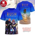 Official Rush Fifty Something 2027 Tour Two Sided Shirt