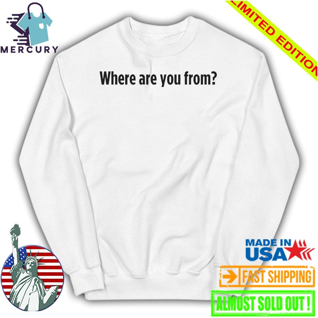 Russell Westbrook Where You From Shirt