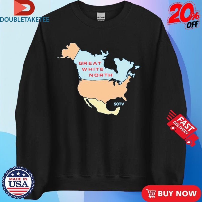 Official SCTV Great White North Map Shirts