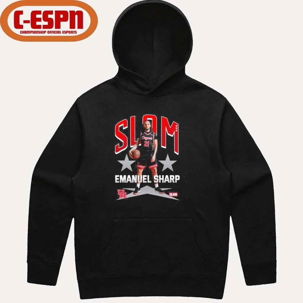 Official SLAM Houston Men’s Basketball Emanuel Sharp Remix Shirt