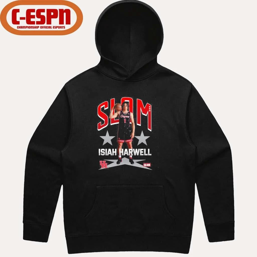 Official SLAM Houston Men’s Basketball Isiah Harwell Remix Shirt