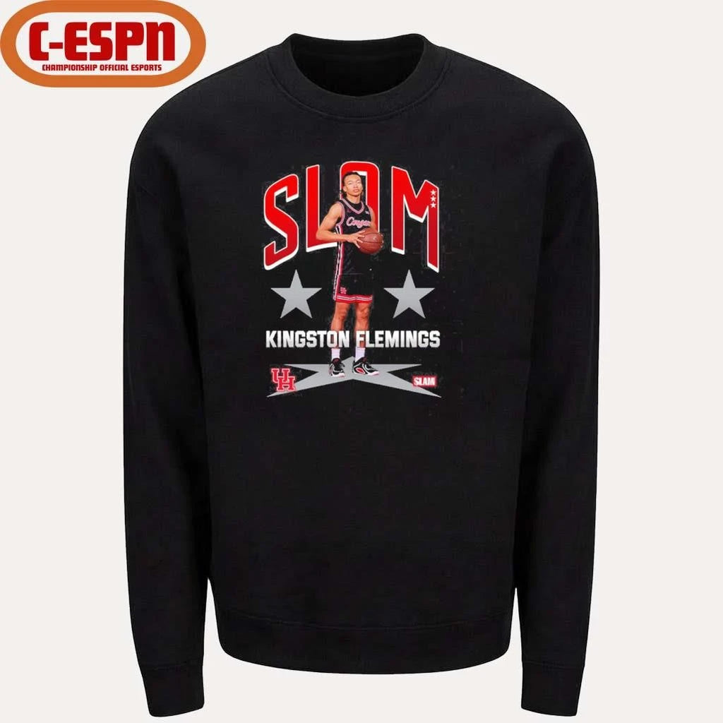 Official SLAM Houston Men’s Basketball Kingston Flemings Remix Shirt