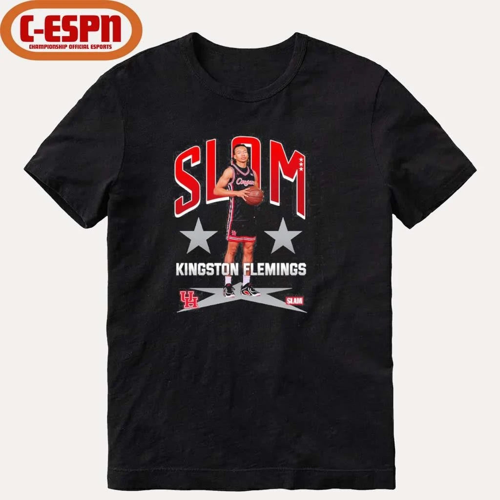 Official SLAM Houston Men’s Basketball Kingston Flemings Remix Shirt
