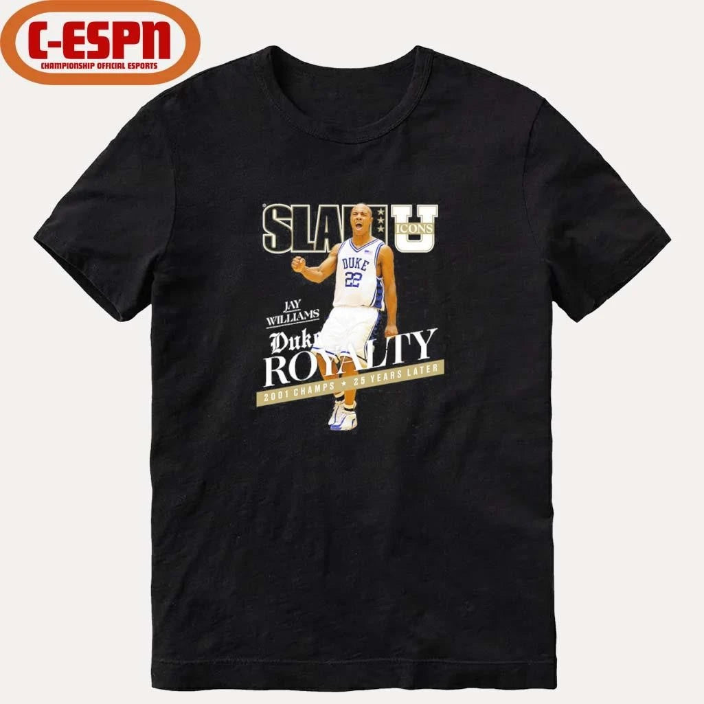 Official SLAM Jay Williams Duke Royalty Shirt