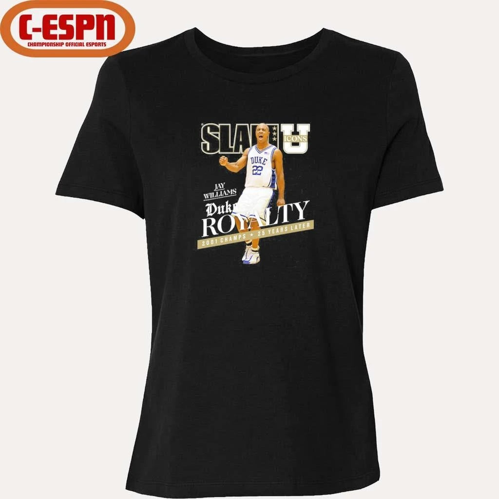 Official SLAM Jay Williams Duke Royalty Shirt