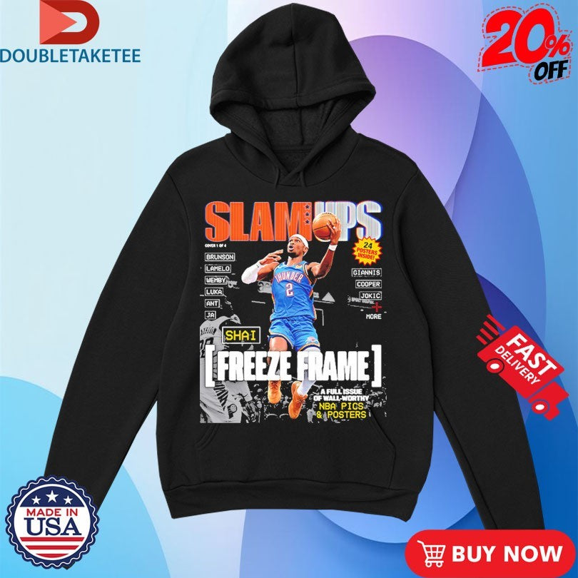 Official SLAM Ups Shai Gilgeous Alexander Freeze Frame A Full Issue Of Wall Worthy Shirts