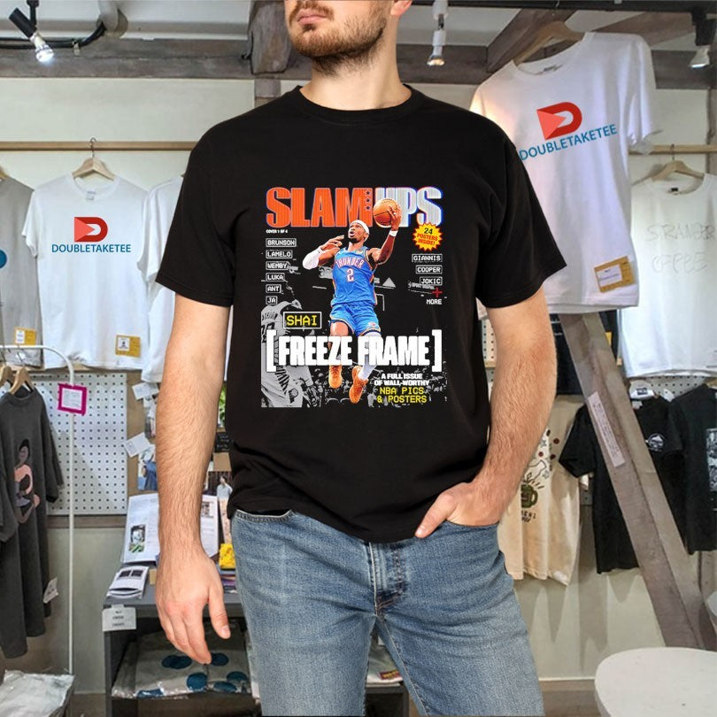 Official SLAM Ups Shai Gilgeous Alexander Freeze Frame A Full Issue Of Wall Worthy Shirts