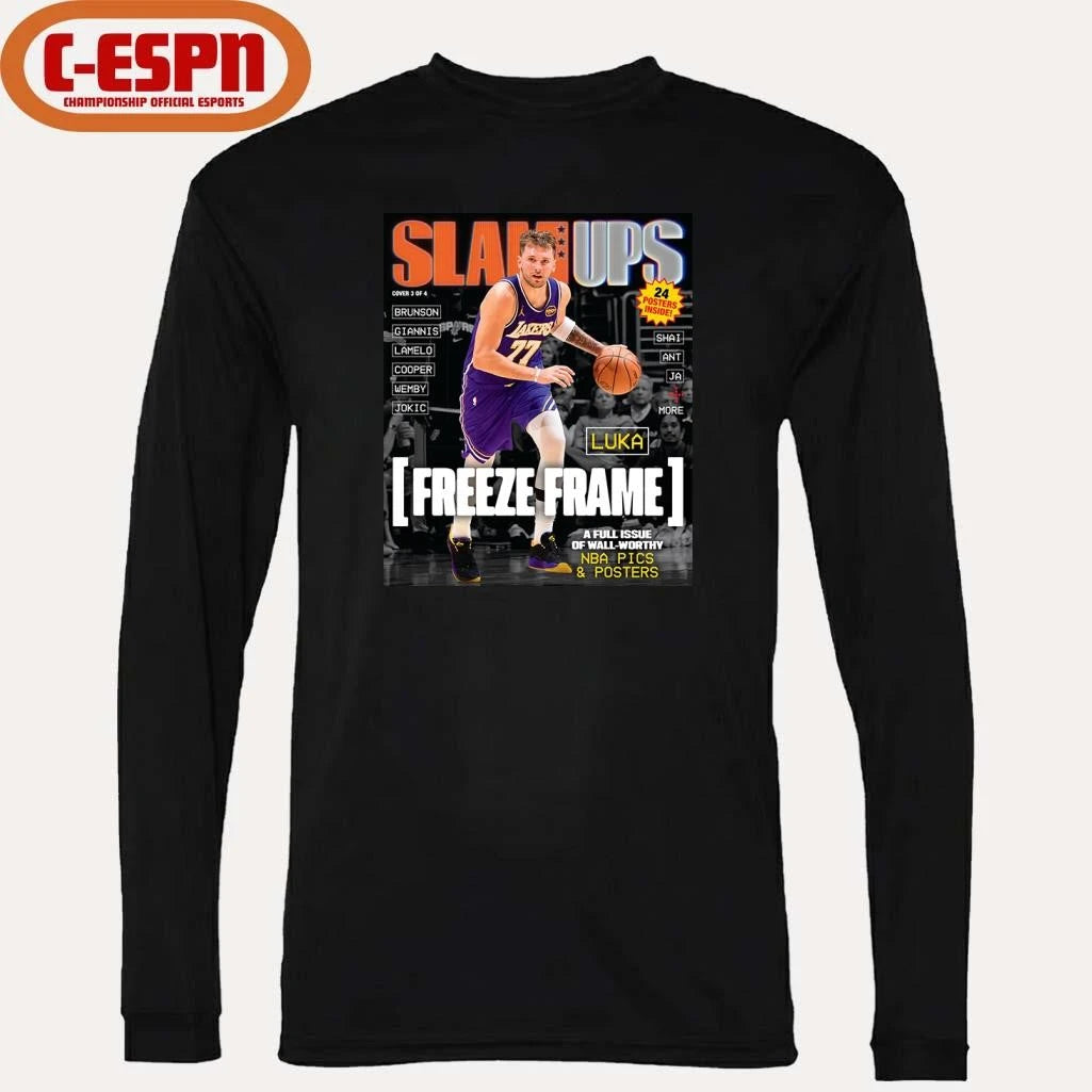 Official SLAMUPs – Luka Doncic Magazine Shirt
