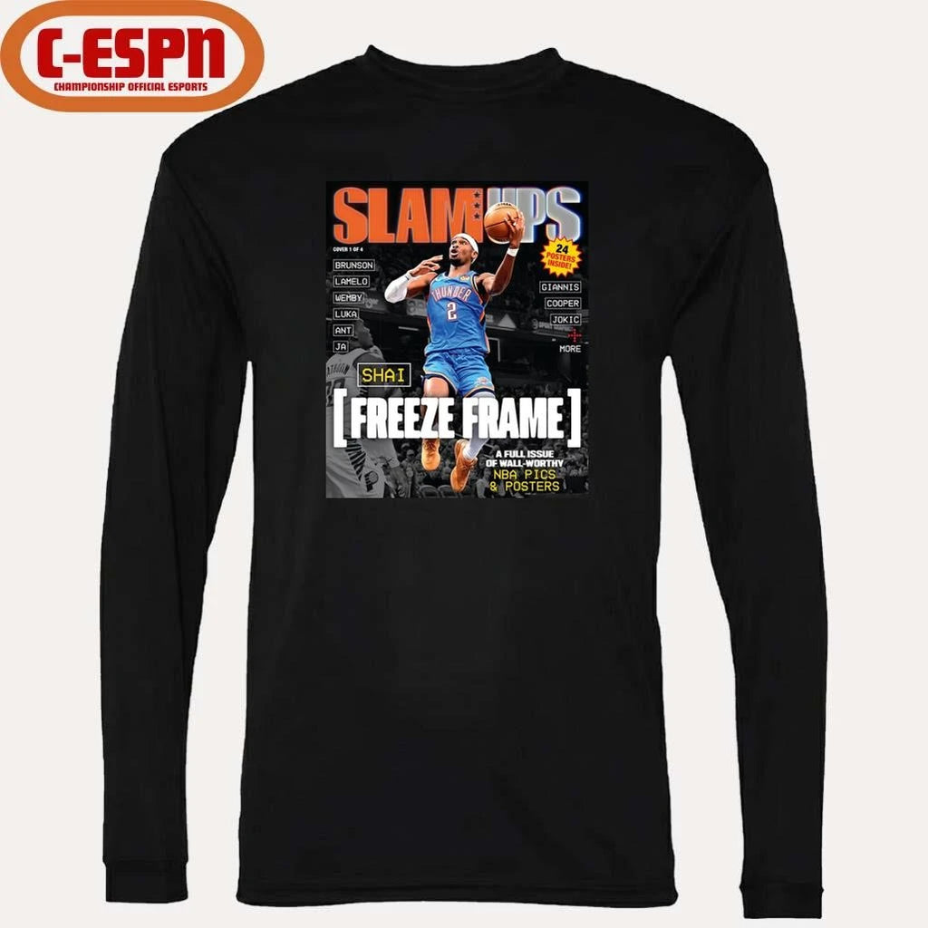 Official SLAMUPs – Shai Gilgeous-Alexander Magazine Shirt