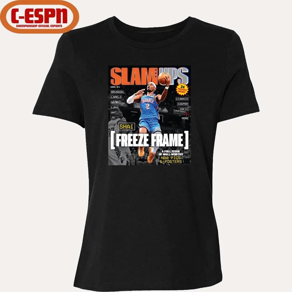 Official SLAMUPs – Shai Gilgeous-Alexander Magazine Shirt