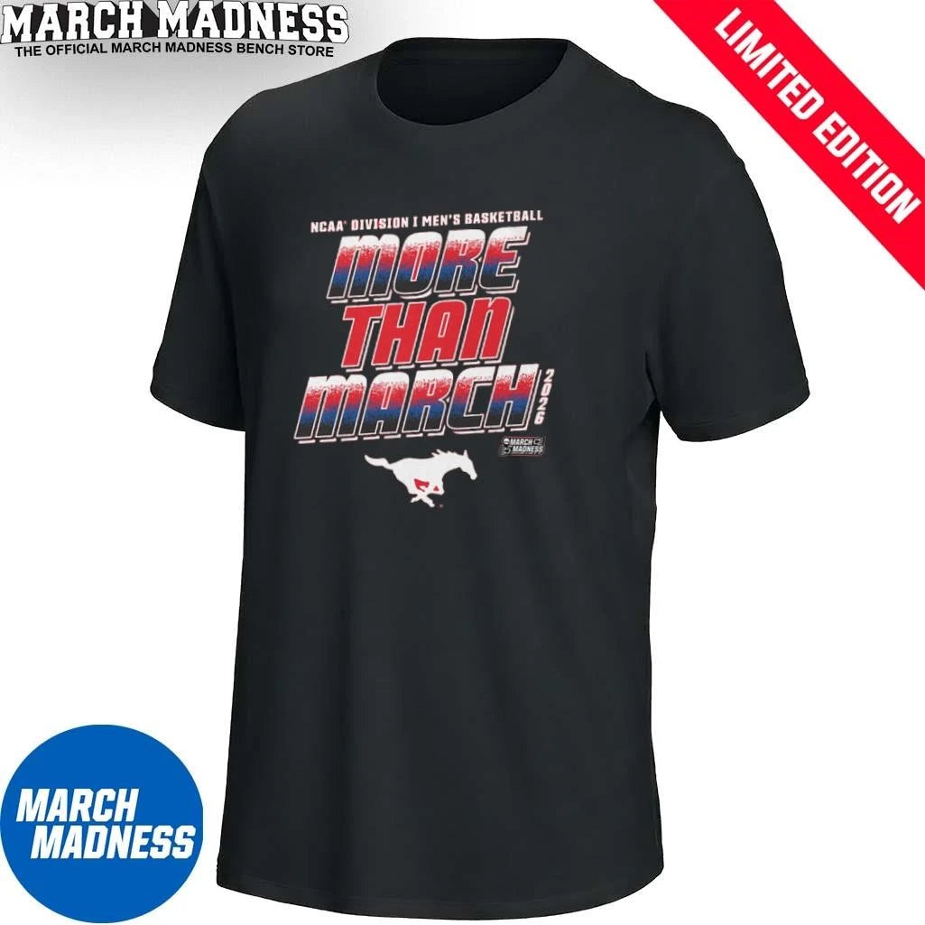 Official SMU Men’s Basketball More Than March 2026 Shirt