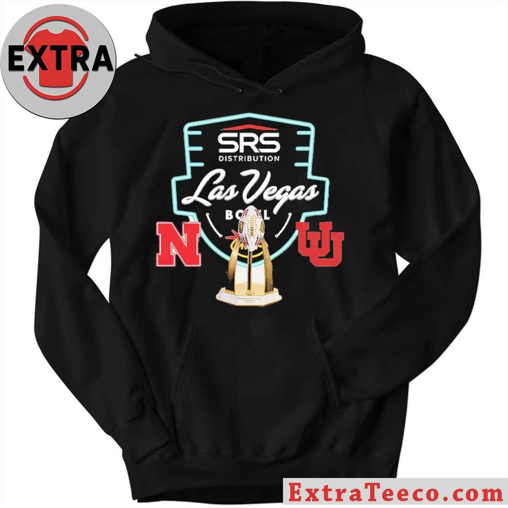 Official SRS Distribution Las Vegas Bowl Nebraska Cornhuskers Versus Utah Utes Bowl Season College Football 2025 2026 Logo Shirt