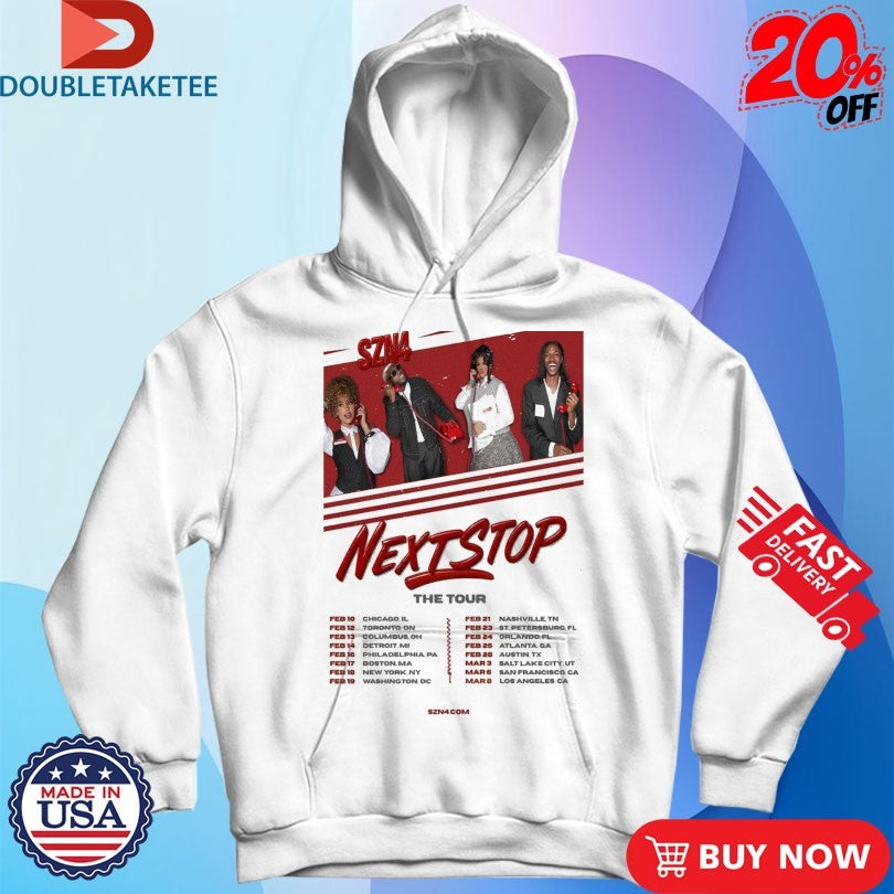 Official SZN4 Next Stop The Tour 2026 Shirts