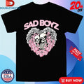 Official Sad Boyz Skeleton Heart Rose Shirts
