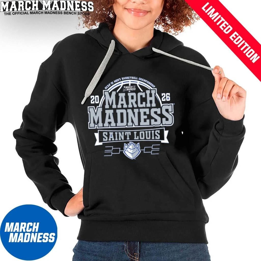 Official Saint Louis Billikens 2026 NCAA Men’s Basketball March Madness Bound Shirt