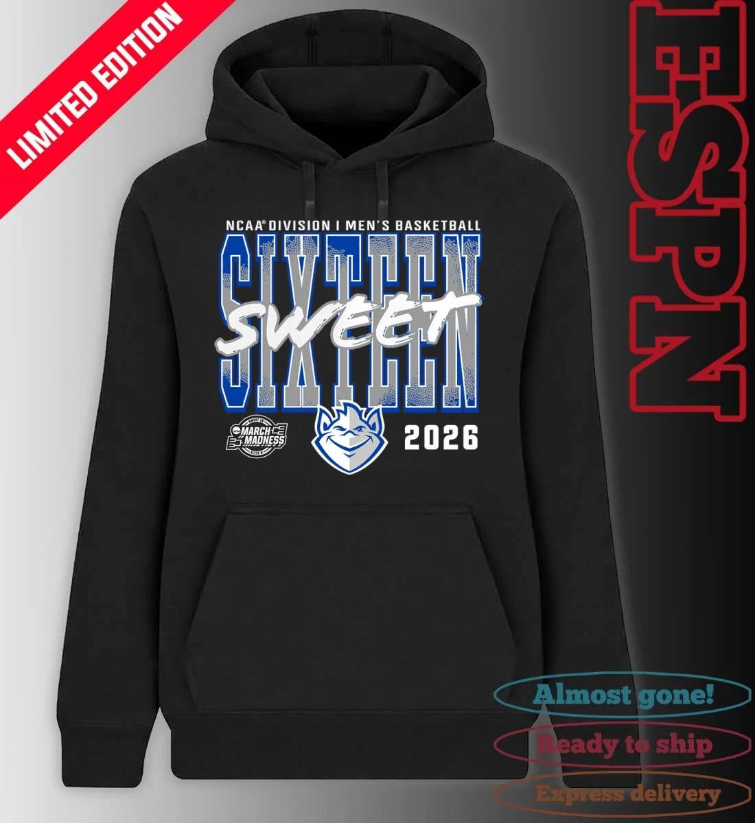 Official Saint Louis Billikens 2026 NCAA Men’s Basketball Tournament March Madness Sweet 16 T-Shirt