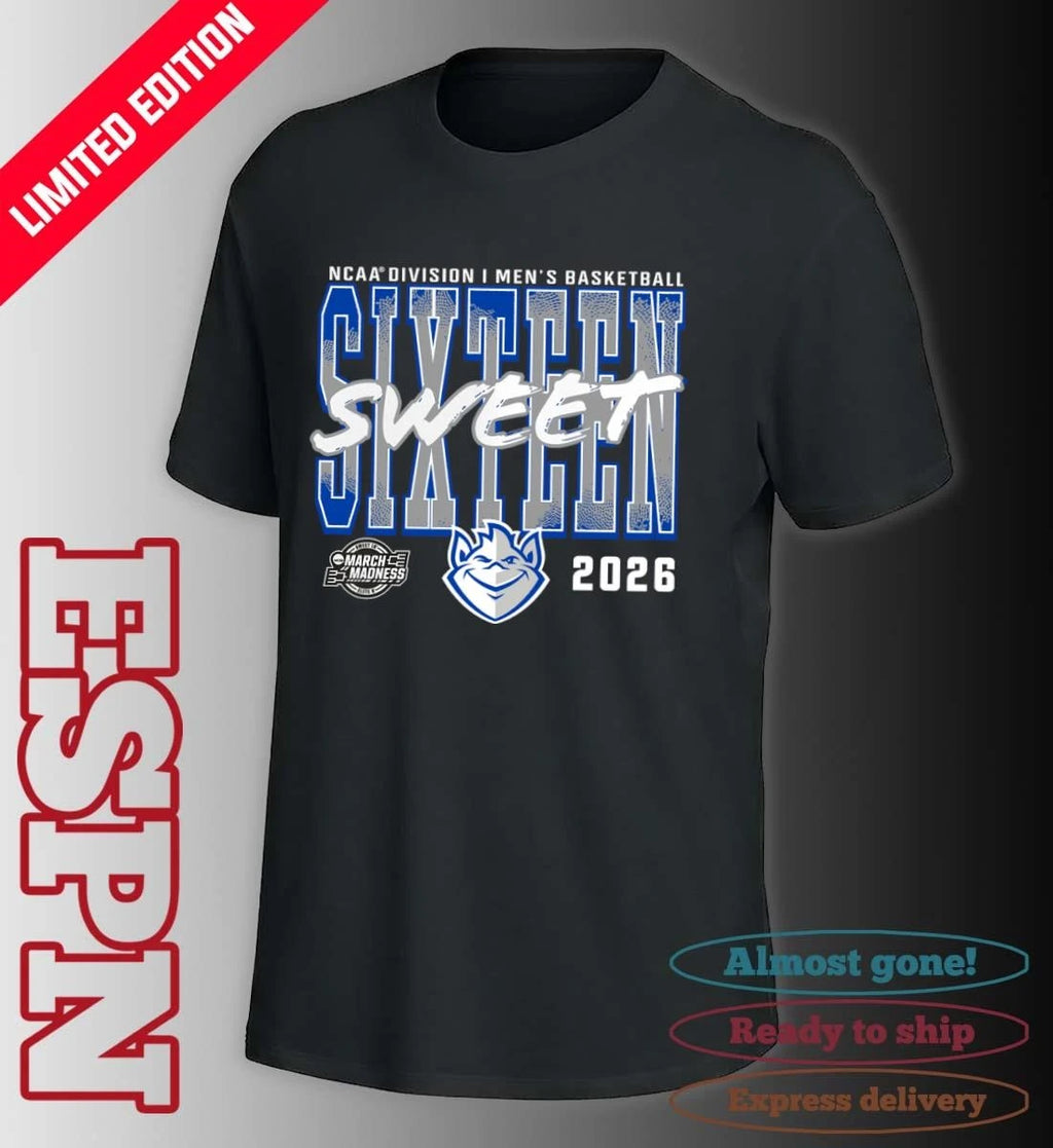 Official Saint Louis Billikens 2026 NCAA Men’s Basketball Tournament March Madness Sweet 16 T-Shirt