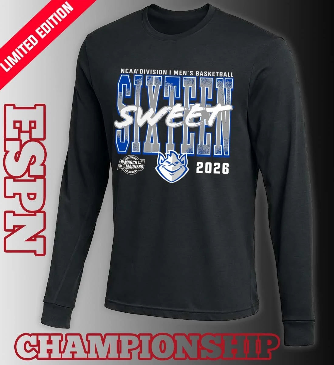 Official Saint Louis Billikens 2026 NCAA Men’s Basketball Tournament March Madness Sweet 16 T-Shirt