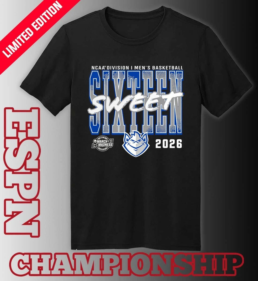 Official Saint Louis Billikens 2026 NCAA Men’s Basketball Tournament March Madness Sweet 16 T-Shirt