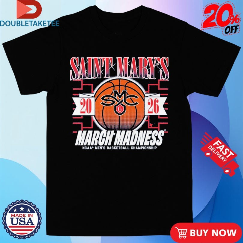 Official Saint Mary’s Gaels NCAA Men’s Basketball Champions 2026 March Madness Shirts