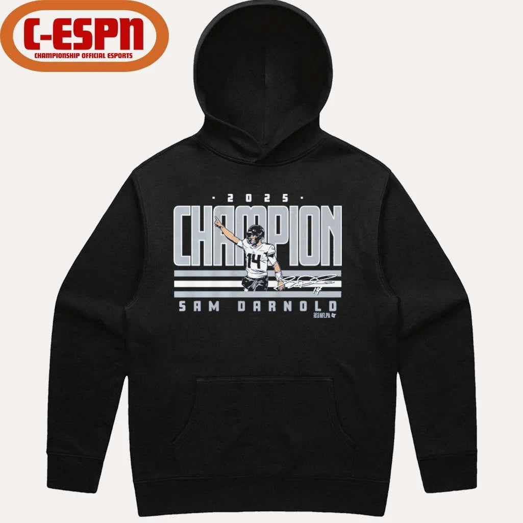 Official Sam Darnold 2025 World Champion Shirt