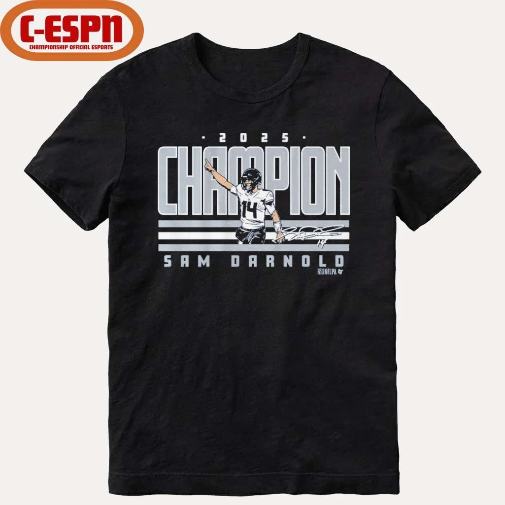 Official Sam Darnold 2025 World Champion Shirt