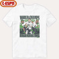 Official Sam Darnold, Jaxon Smith-Njigba, &amp; DeMarcus Lawrence World Champions Caricatures Shirt