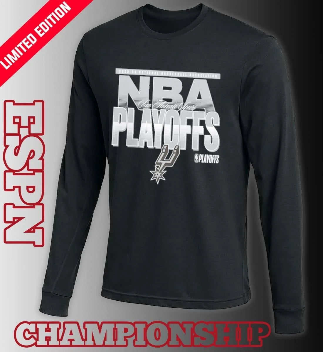 Official San Antonio Spurs 2026 NBA Playoffs T-Shirt