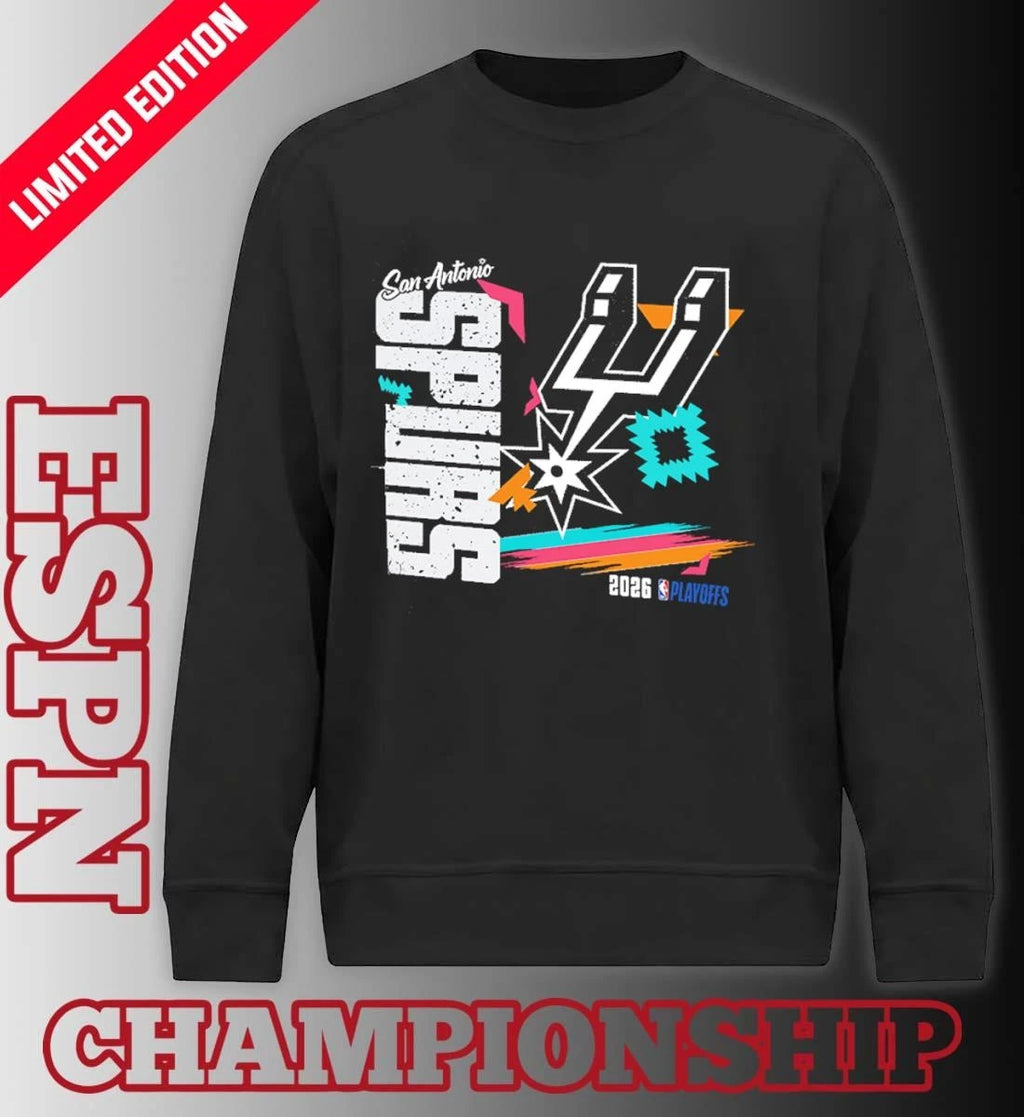 Official San Antonio Spurs 2026 NBA Playoffs Vintage Retro T-Shirt