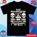 Official San Franpsycho Build Bridges Not Walls Haight The Inner Ashbury Sunset Skull Shirts