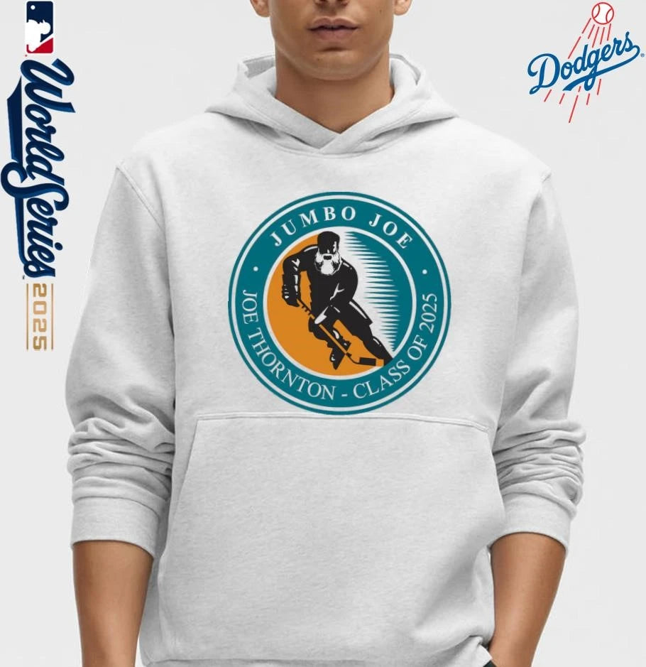 Official San Jose Sharks Jumbo Hall of Fame Class of 2025 Official Logo T-Shirt