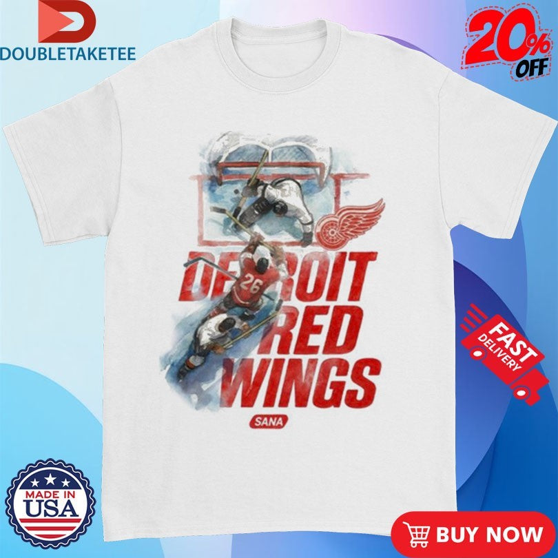 Official Sana X Detroit Red Wings Players Shirts