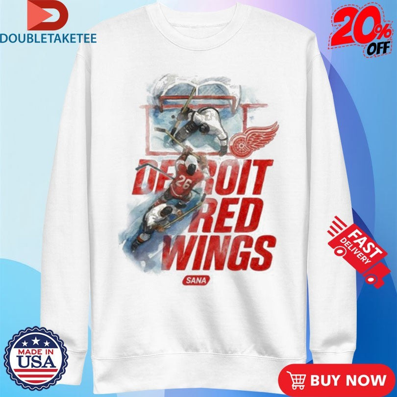 Official Sana X Detroit Red Wings Players Shirts