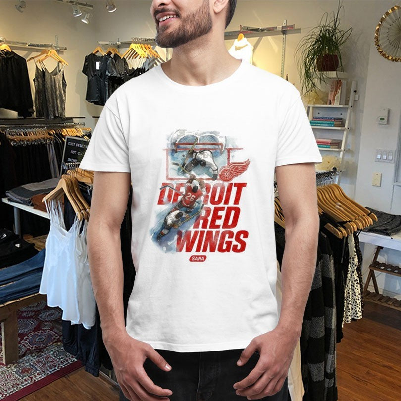 Official Sana X Detroit Red Wings Players Shirts