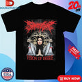 Official Sanity Slip Vision Of Desire Eyes Clock Shirts