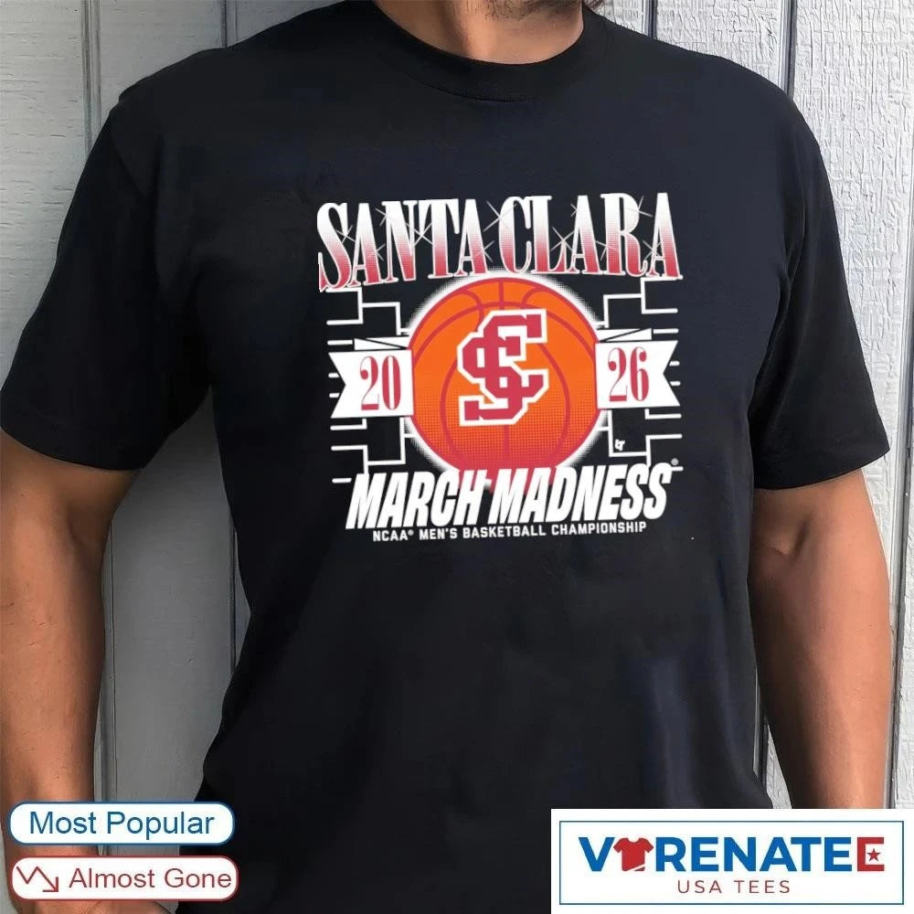 Official Santa Clara Broncos MBB 2026 NCAA Men’s Basketball Championship March Madness T-Shirt