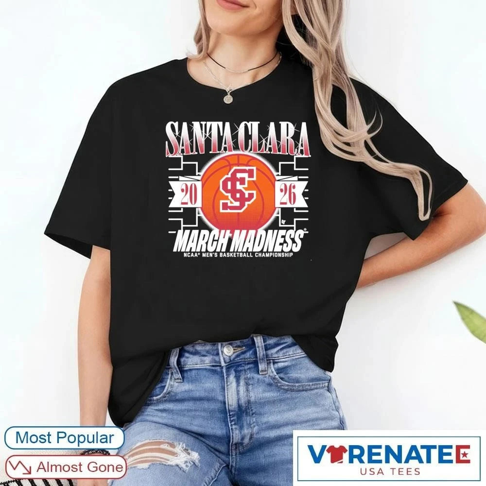 Official Santa Clara Broncos MBB 2026 NCAA Men’s Basketball Championship March Madness T-Shirt