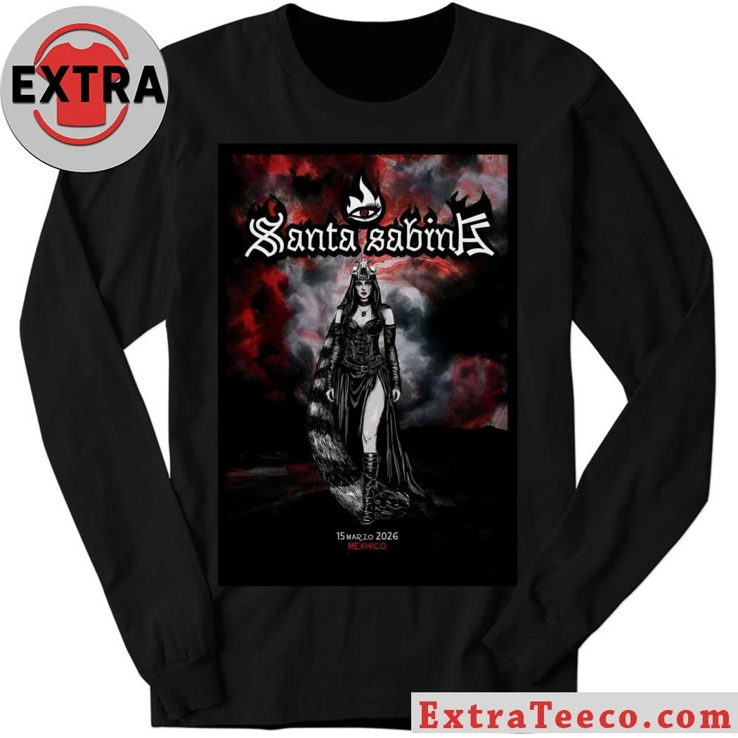 Official Santa Sabina Ciudad de México March 15 2026 Poster Shirt