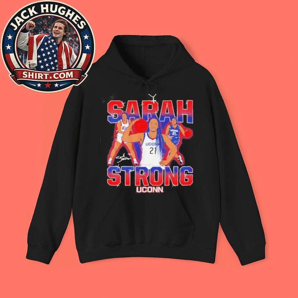 Official Sarah Strong Uconn Huskies Basketball Player Shirt