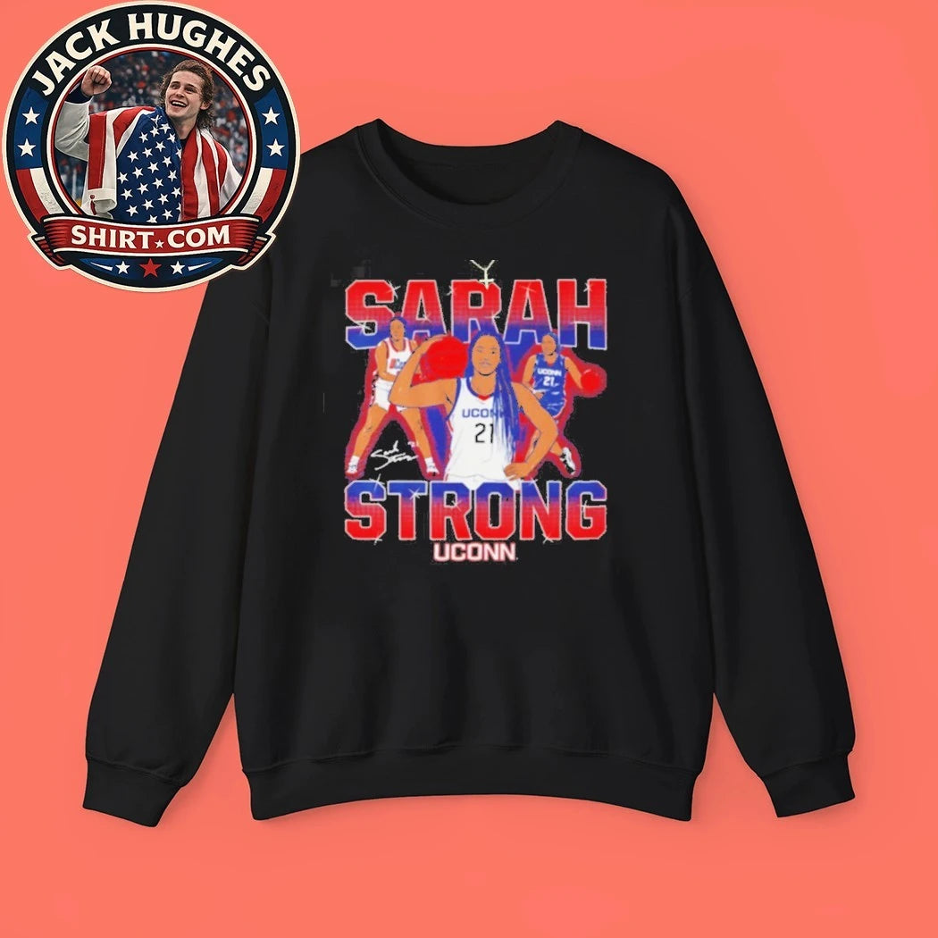 Official Sarah Strong Uconn Huskies Basketball Player Shirt
