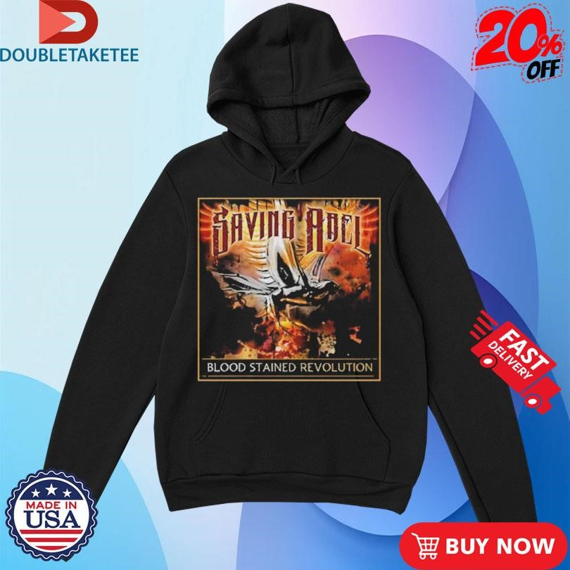 Official Saving Abel Blood Stained Revolution Album Cover Shirts