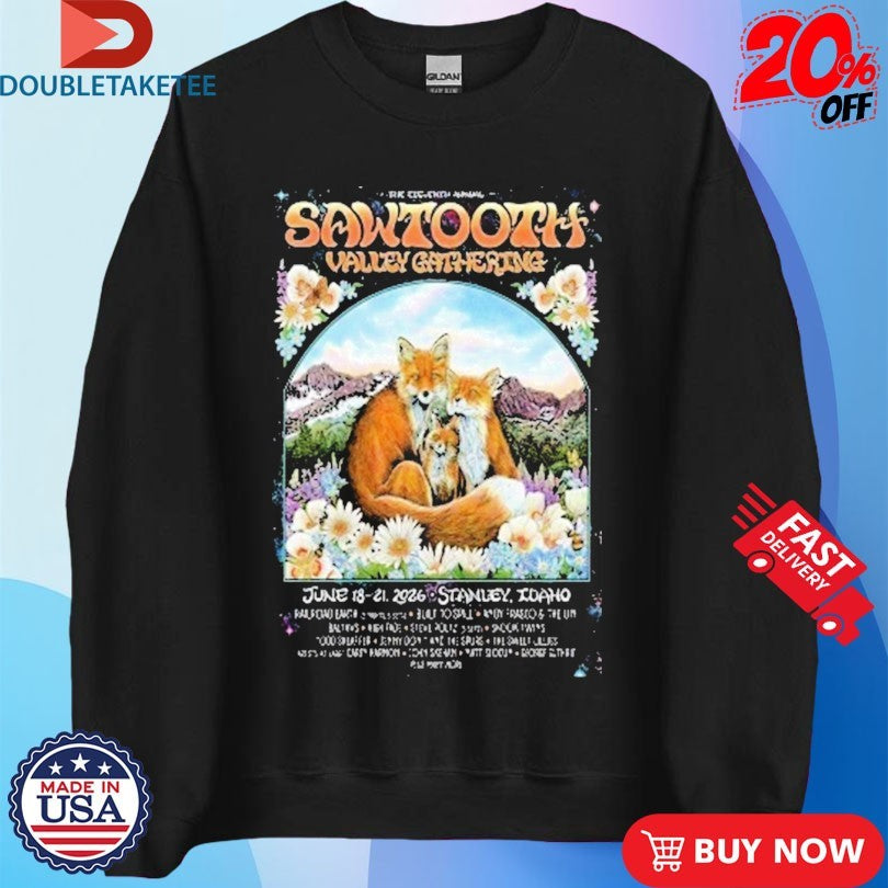 Official Sawtooth Valley Gathering On June 18-21 2026 In Stanley ID Shirts