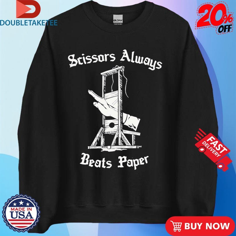 Official Scissors Always Beats Paper Era Ov Failure Shirts