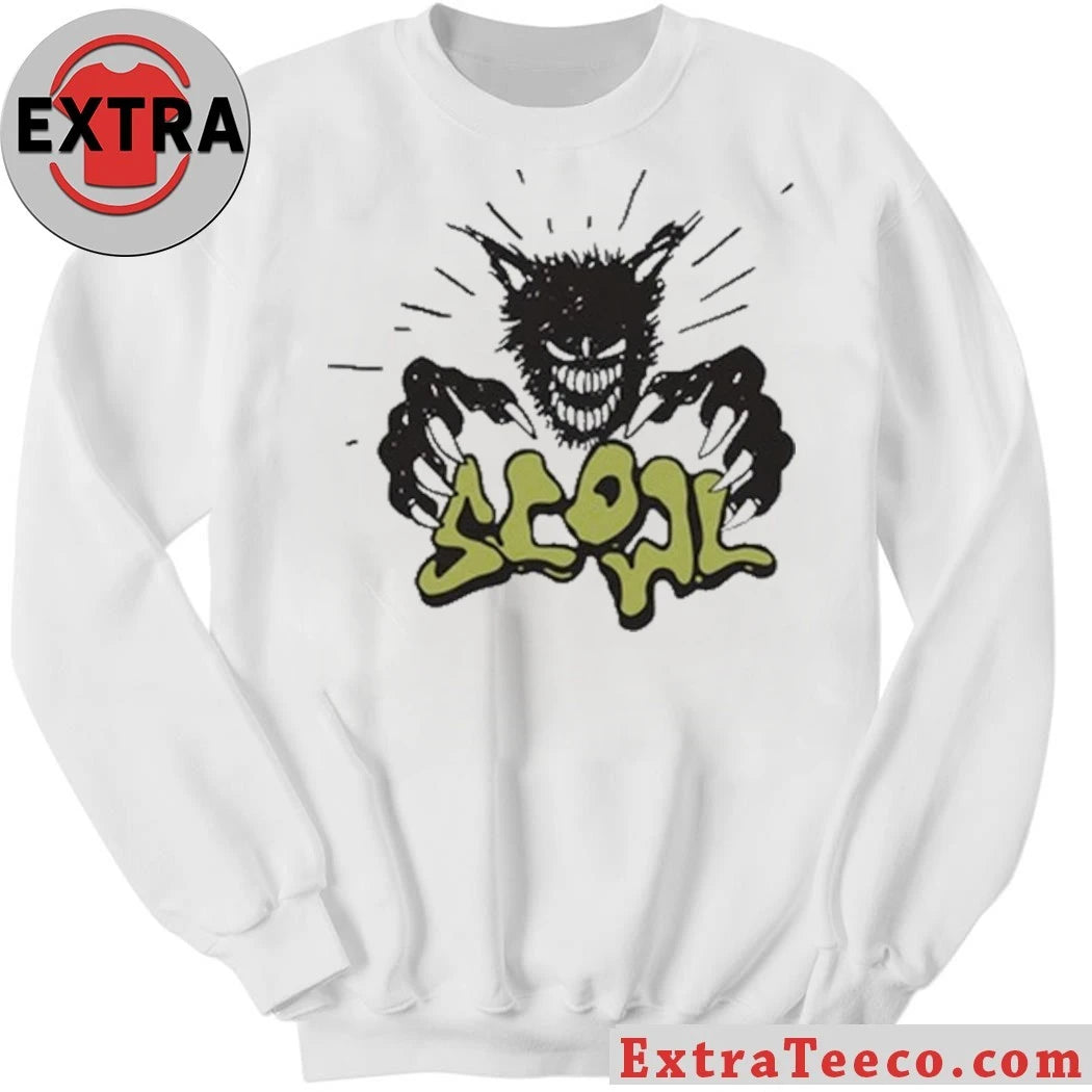 Official Scowl Cartoon Wolf 2026 T-Shirt