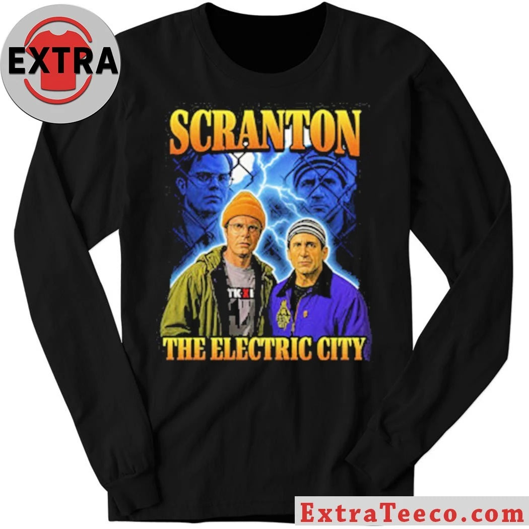 Official Scranton The Electric City Lightning Shirt