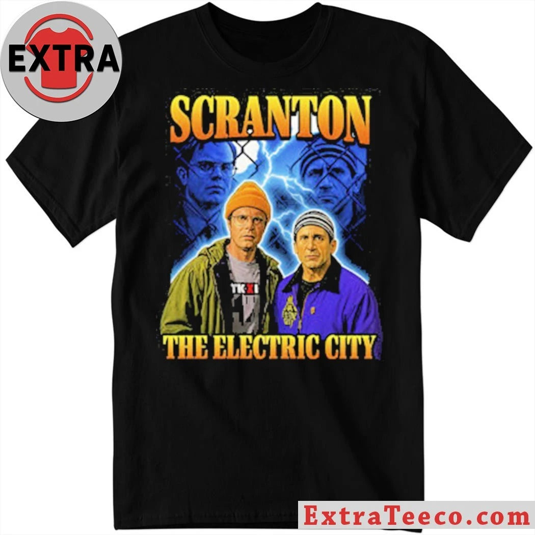 Official Scranton The Electric City Lightning Shirt