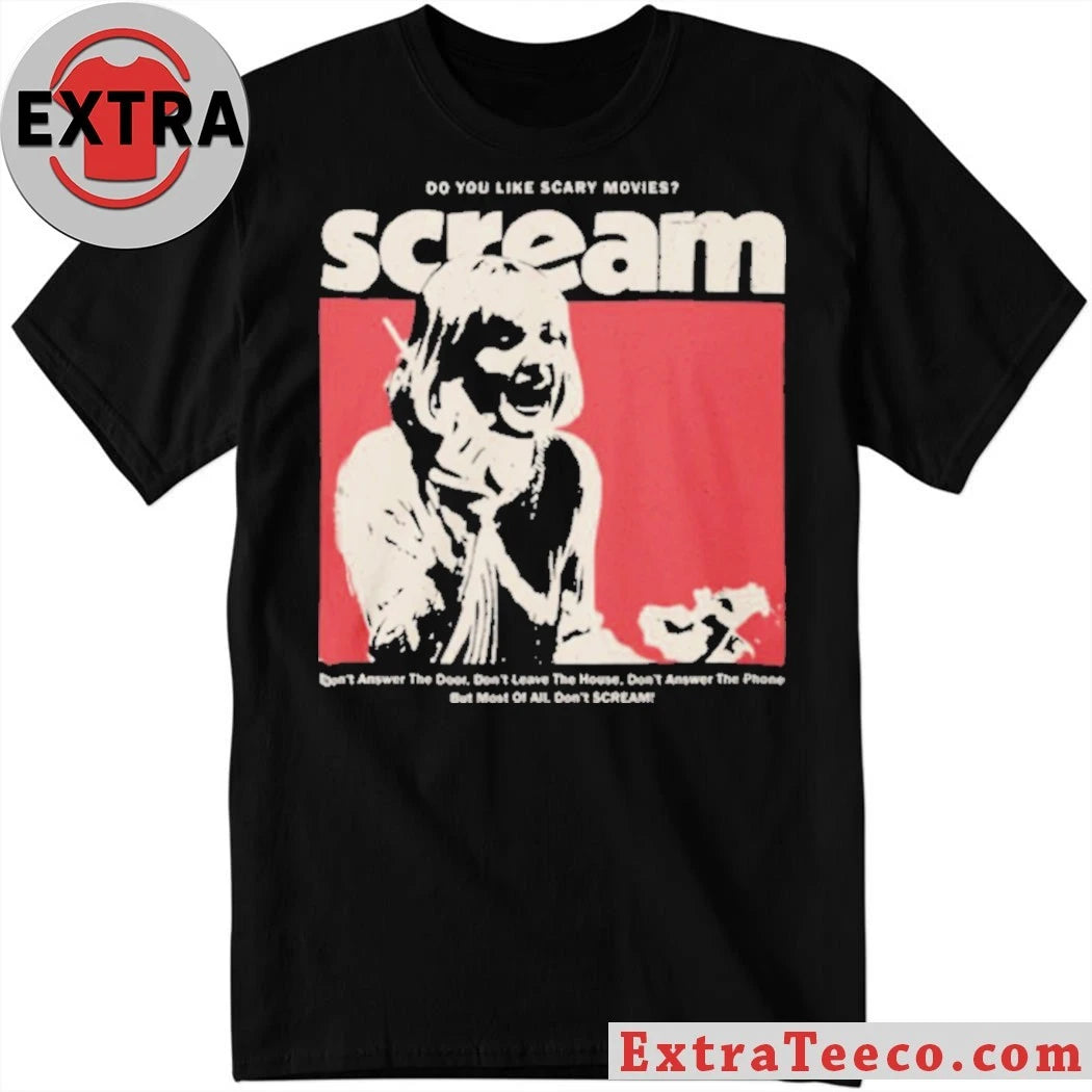 Official Scream Movie Casey Becker Graphic Do You Like Scary Movies Horror Shirt