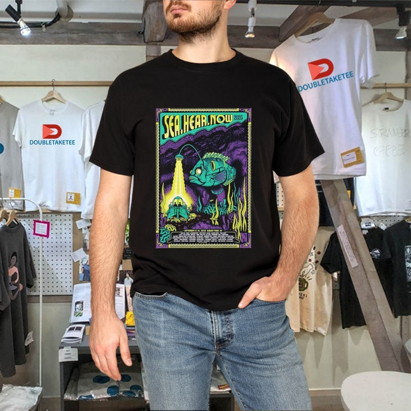 Official Sea Hear Now Festival In Asbury Park NJ On September 13-14 2025 Fish Shirts