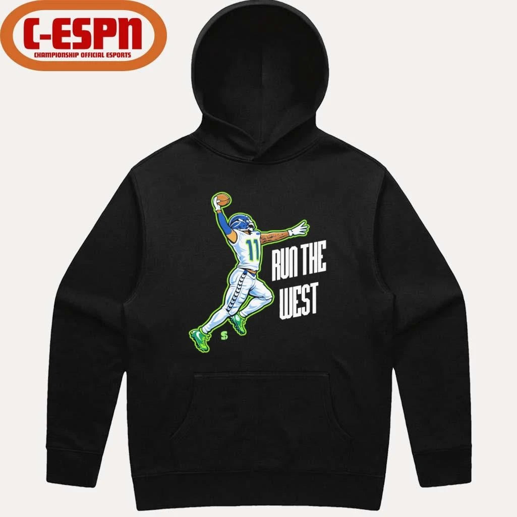 Official Seahawks RUN THE WEST Jaxon Smith-Njigba Shirt