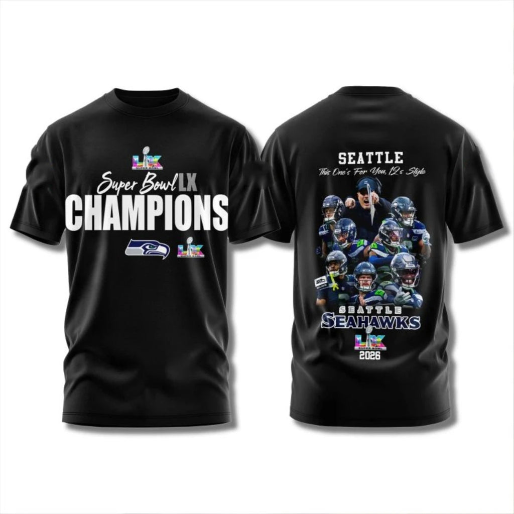 Official Seahawks SBLX Champions This One’s For You 12s Logo Shirt